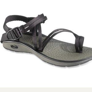 EUC Black Chaco Fantasia Double Strap Sandal